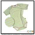 BKD stripe printing envelope-neck baby bodysuits